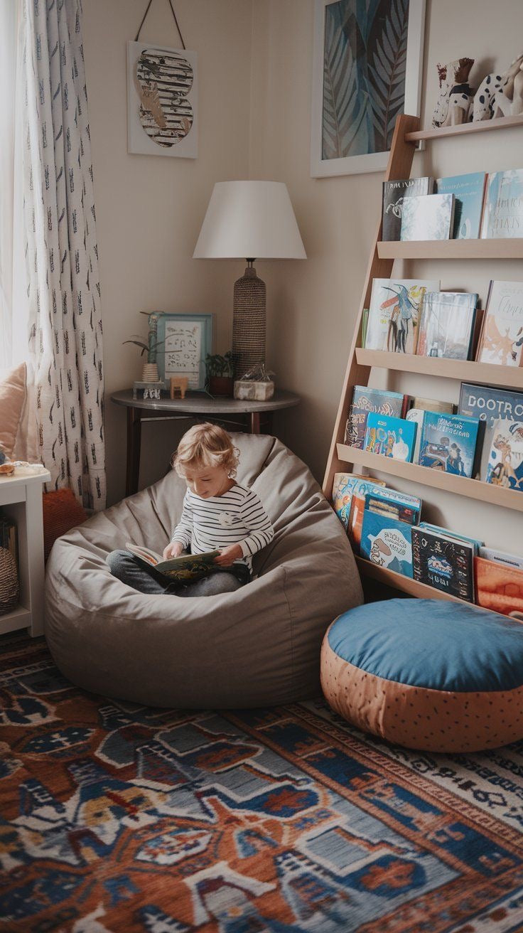 Créer un coin lecture magique dans la chambre avec une veilleuse LED